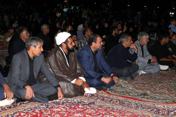 تئاتر دلدادگی در مکان سلسله الذهب نیشابور در شب هفتم محرم 