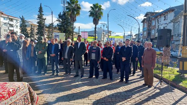 مراسم بزرگداشت ۸ دی در شهرستان املش