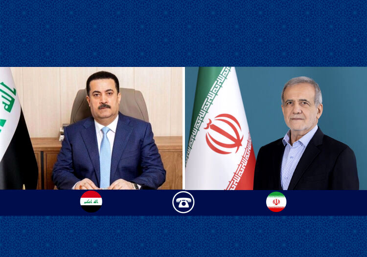 گفت‌ وگوی تلفنی نخست وزیر عراق و رئیس جمهور اسلامی ایران 