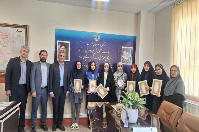 تجلیل از خبرنگاران پانا آموزش‌وپرورش ناحیه 1 کرج
