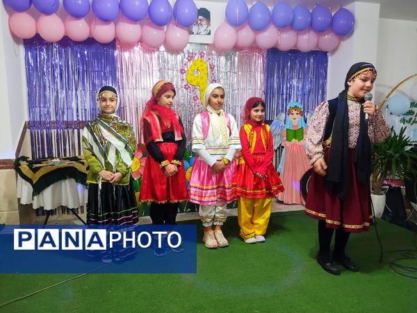 جشن فرشته‌ها در دبستان هدایت بابلسر