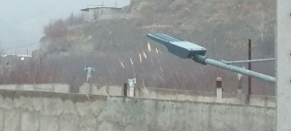 بارش برف پاییزی در شهرزیبای بار نیشابور 