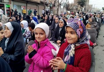 جشن خیابانی میلاد منجی در شهر قیامدشت ناحیه یک شهرری