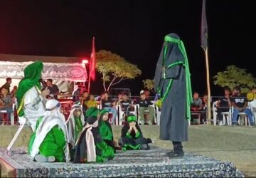 آیین سنتی تعزیه خوانی در روستای مومن آباد قم