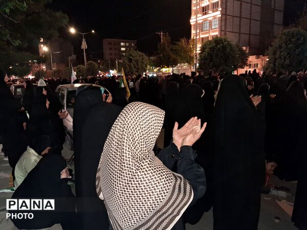 دل‌های عاشق در حسینیه فضل نیشابور به انتظار موعود