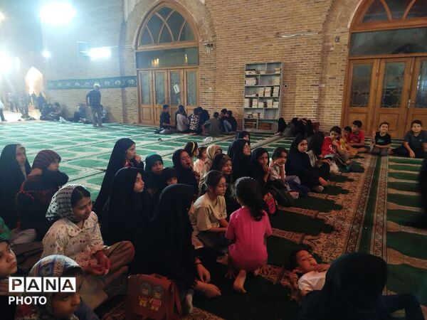 فعالیت غرفه کودک مسجد جامع شهرستان نیشابور 