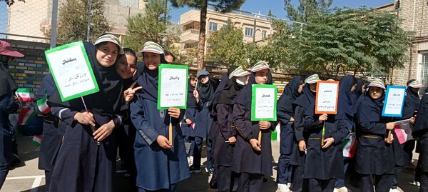 المپیاد ورزشی در دبیرستان کوثر فرهنگیان