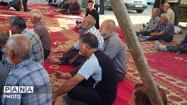تعزیه خوانی در خیابان طالقانی نیشابور 