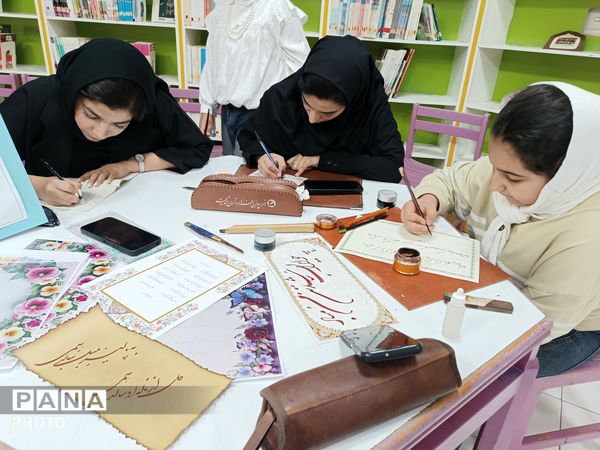 فردوسی در قاب هنر کودکان فارسان