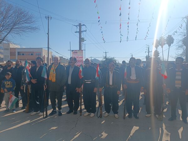 راهپیمائی یوم الله ۲۲بهمن در شهرستان آبدانان