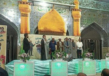 تجلیل از خدام حرم مطهر سید علاالدین حسین(ع) در شیراز