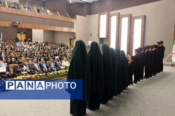 آیین بزرگداشت سالروز تاسیس سازمان دانش‌آموزی در قم-1