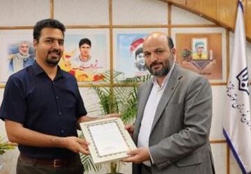 تقدیر ‌خان‌محمدی از یک سرباز نخبه شاغل به خدمت در سازمان نوسازی مدارس‌