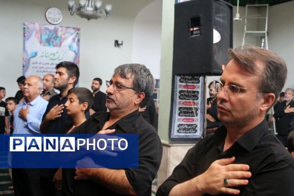 عزاداری ظهر عاشورا در مسجد حضرت صاحب الزمان(عج) مشهد
