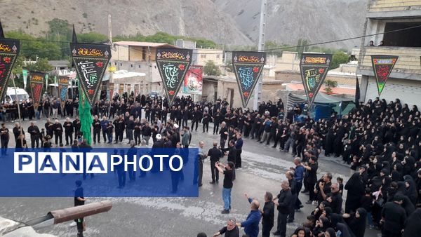 مراسم سوگواری، علم گردانی در روستای گرمدره 