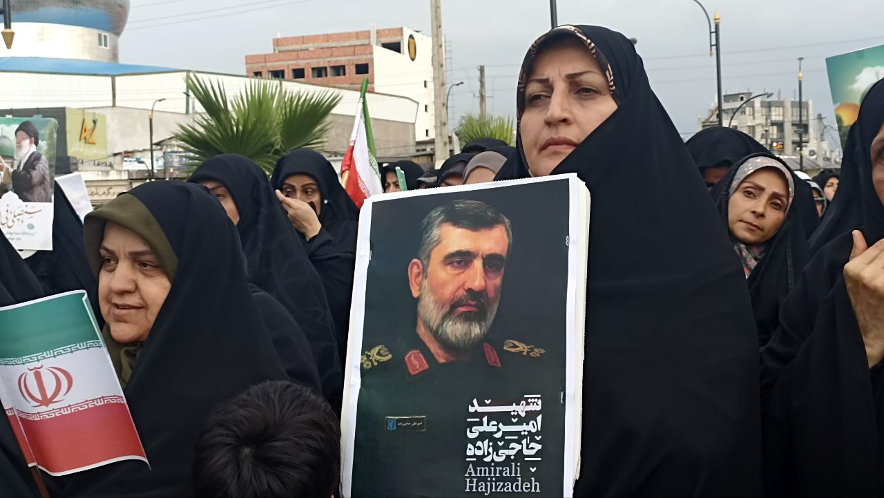 تجمعات پرشور مردم شهرستان محمودآباد برای عملیات وعده صادق۳