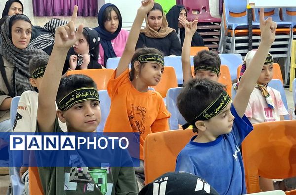 گردهمایی کودکان عاشورایی در گلوگاه 