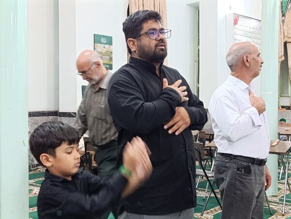 عزاداری سالروز شهادت امام حسن عسکری (ع) در مسجد صاحب‌الزمان آشخانه