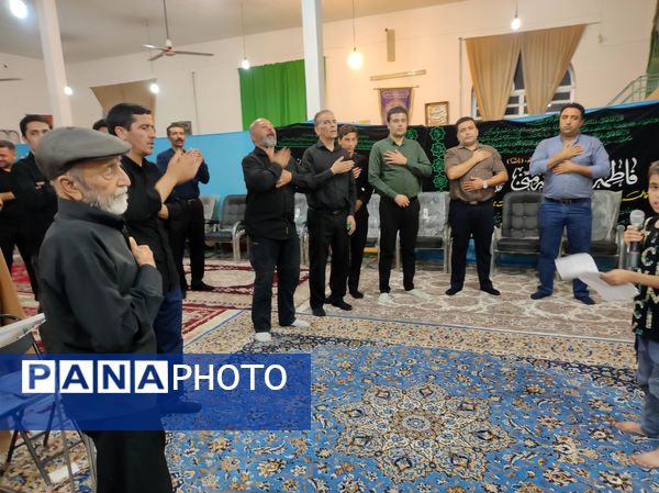 مراسم عزاداری شب عاشورای حسینی در مسجد محمد رسول (ص) حسین آباد شیروان