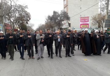 مراسم دسته عزاداری و سینه‌زنی روز شهادت امام علی (ع) در شهر آشخانه