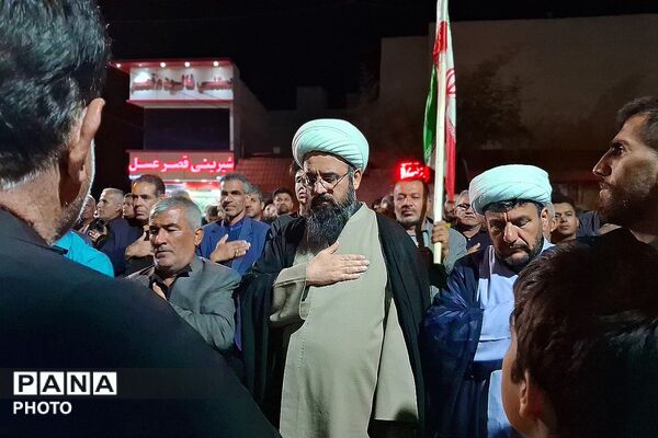 باشت غرق در سوگ و بیعت،وداع با امام و پیمان با رهبر
