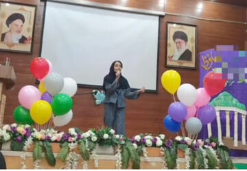 اجرای دانش آموختگان کلاس فن بیان کانون سمیه 