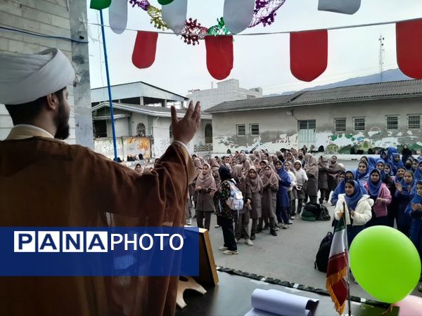 مراسم نیمه شعبان در دبیرستان دخترانه پروین اعتصامی 