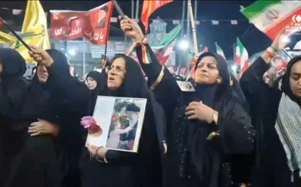 اقامه عزای آقای شهید 