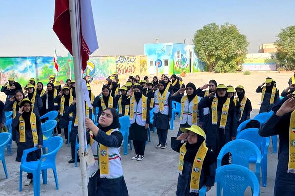 بزرگداشت هفته فراجا در مدارس دخترانه مهران، ملوک زندی و خاتم‌الانبیاء