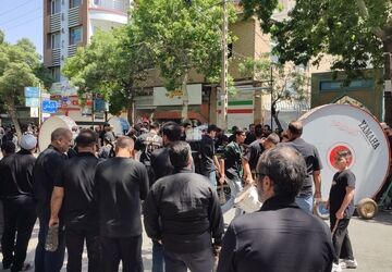 تویسرکان غرق در ماتم تاسوعای حسینی