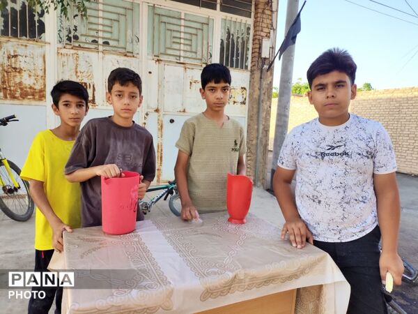 برپایی موکب هیأت میثم تمار مدرسه شهید چمران ابرکوه  در ایام محرم