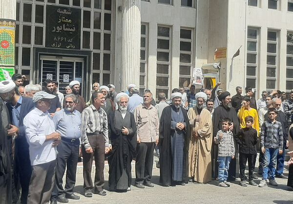 راهپیمایی مردم ولایت‌مدار نیشابور در پی ترور شهید اسماعیل هنیه 