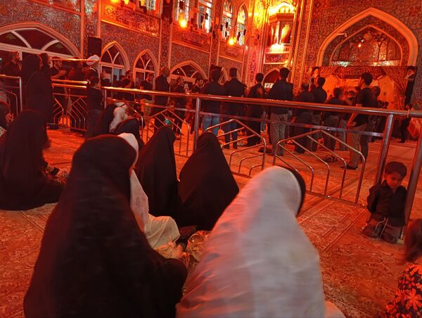 برگزاری مراسم عزاداری شب عاشورا در تکیه ابوالفضلی نیشابور 