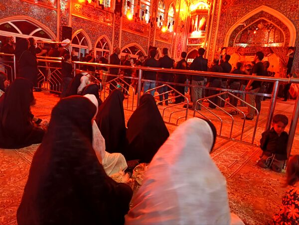 برگزاری مراسم عزاداری شب عاشورا در تکیه ابوالفضلی نیشابور 