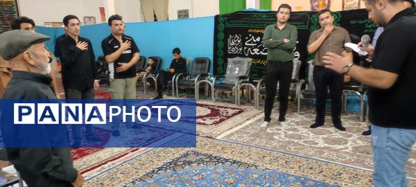 مراسم عزاداری شب عاشورای حسینی در مسجد محمد رسول (ص) حسین آباد شیروان