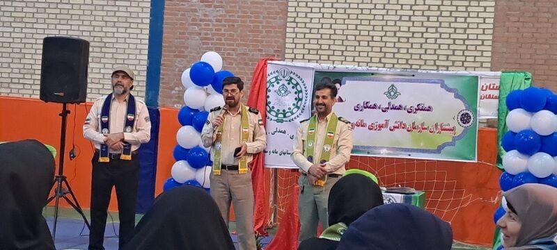 اختتامیه کلاس‌های ضمت خدمت پیشتازان در شهرستان سملقان