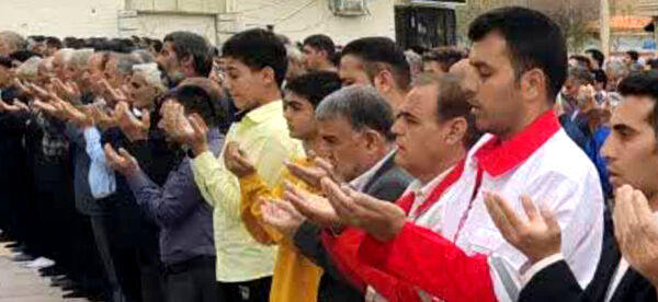 نماز عید سعید فطر در شهر جعفریه قم
