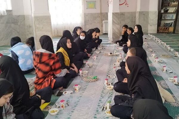 مراسم عزاداری ایام فاطمیه در مدارس ناحیه یک شهرری