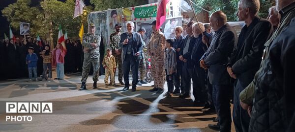 تجدید پیمان مردمان کوی یکن آباد با ایران جان