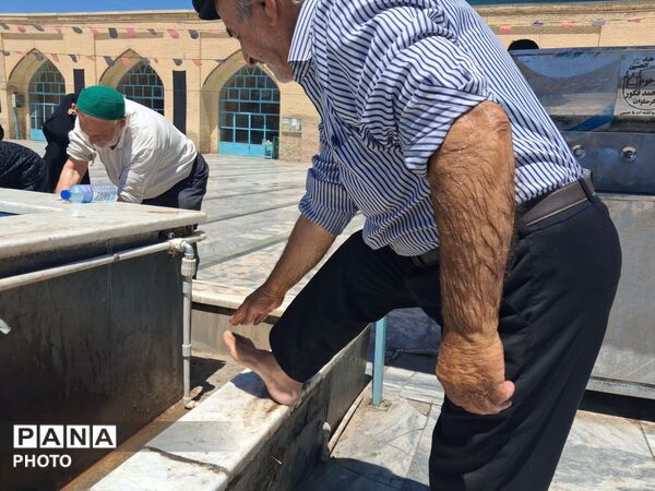 مسجد جامع نیشابور ؛ میزبان هفتمین روز تدفین آقای شهید ایران 