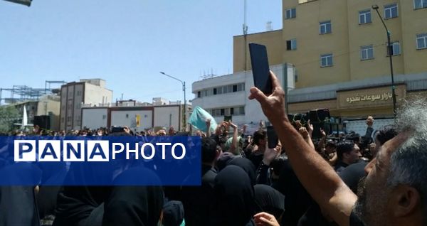 حضور هیئت های عزاداری سید الشهدا در حرم مطهر رضوی