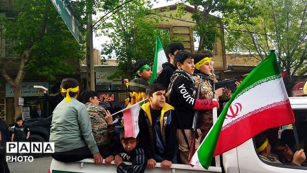 رزمایش نونهالان و نوجوانان مبارز مریانج و کوی یکن آباد