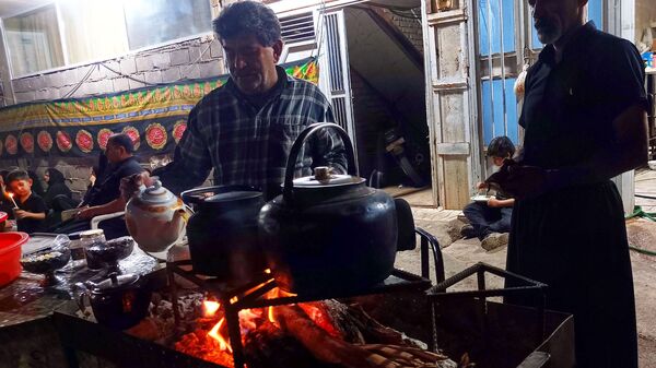مراسم شام‌غریبان حسینی در شهرستان خانمیرزا