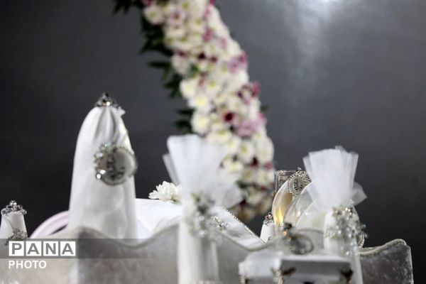 میدان فلسطین میزبان جشن عقد یکی از زوج های جانفدای تهرانی