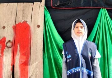 برگزاری سوگواره‌ی یاس نبی در مدرسه ۲۲بهمن دوره دوم