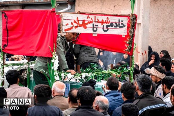 مراسم بدرقه شهید گرانقدر وحید عباسی