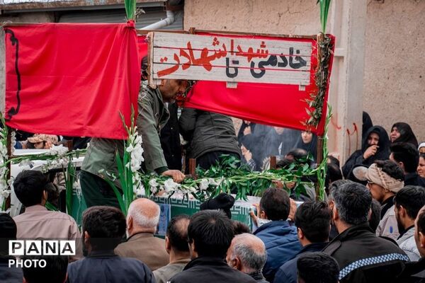 مراسم بدرقه شهید گرانقدر وحید عباسی