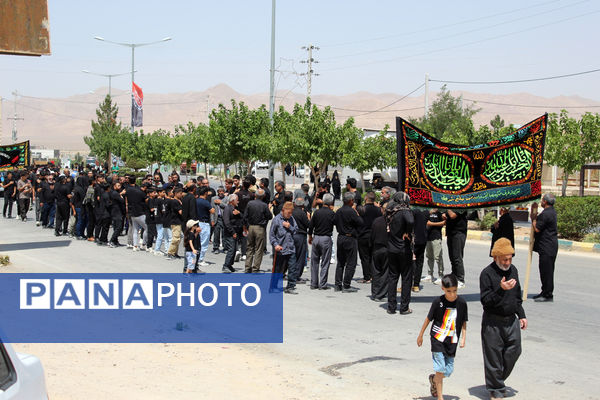 عزاداری تاسوعای حسینی در شهر درق 