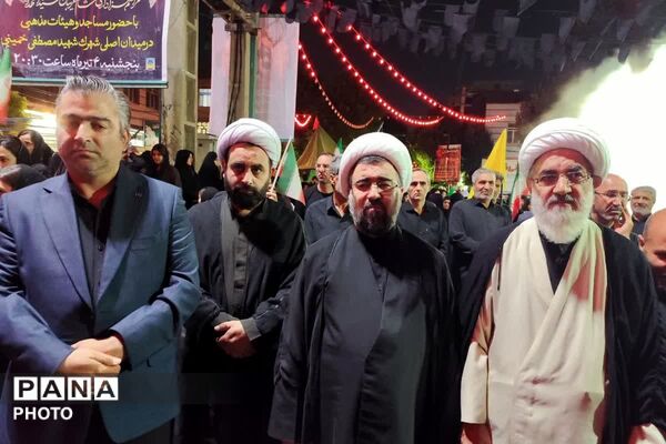 تجمع مردمی شهر صباشهر همزمان با مراسم شام غریبان  