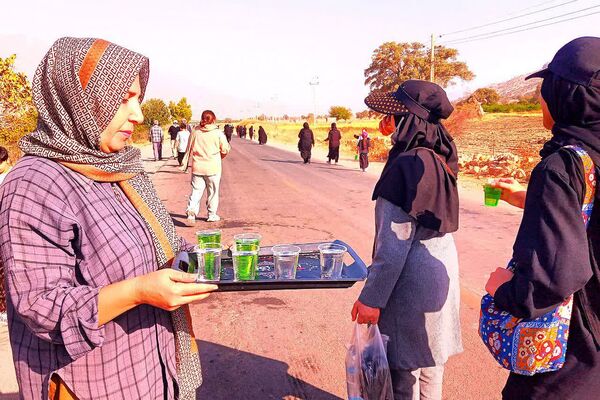 پذیرایی موکب‌ها از جاماندگان اربعین حسینی در شهرستان باشت